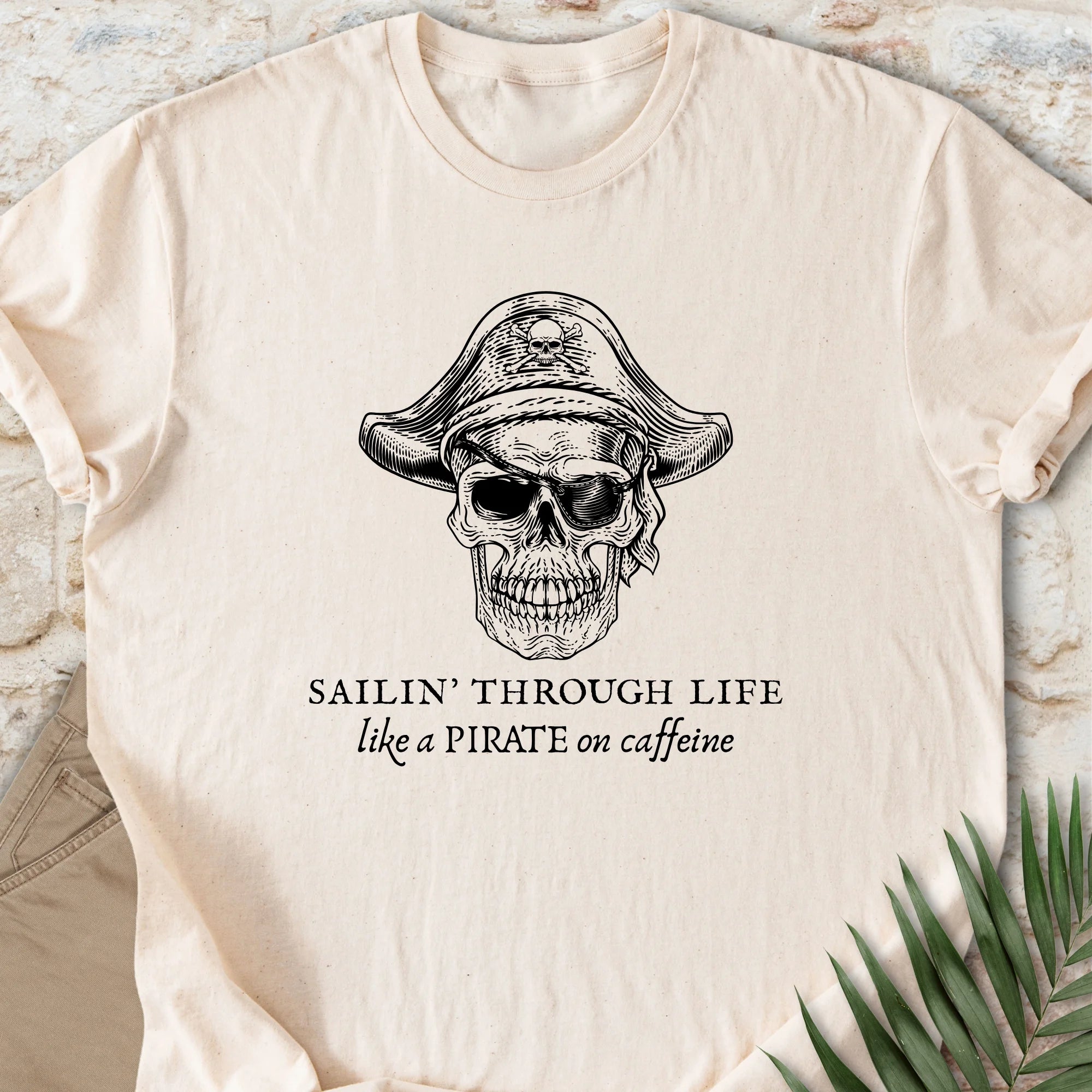 Pirate on Caffeine T-shirt