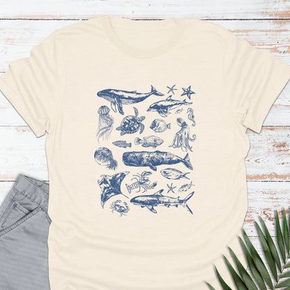 Sea Friends T-shirt - Life Is Wanderful Co.