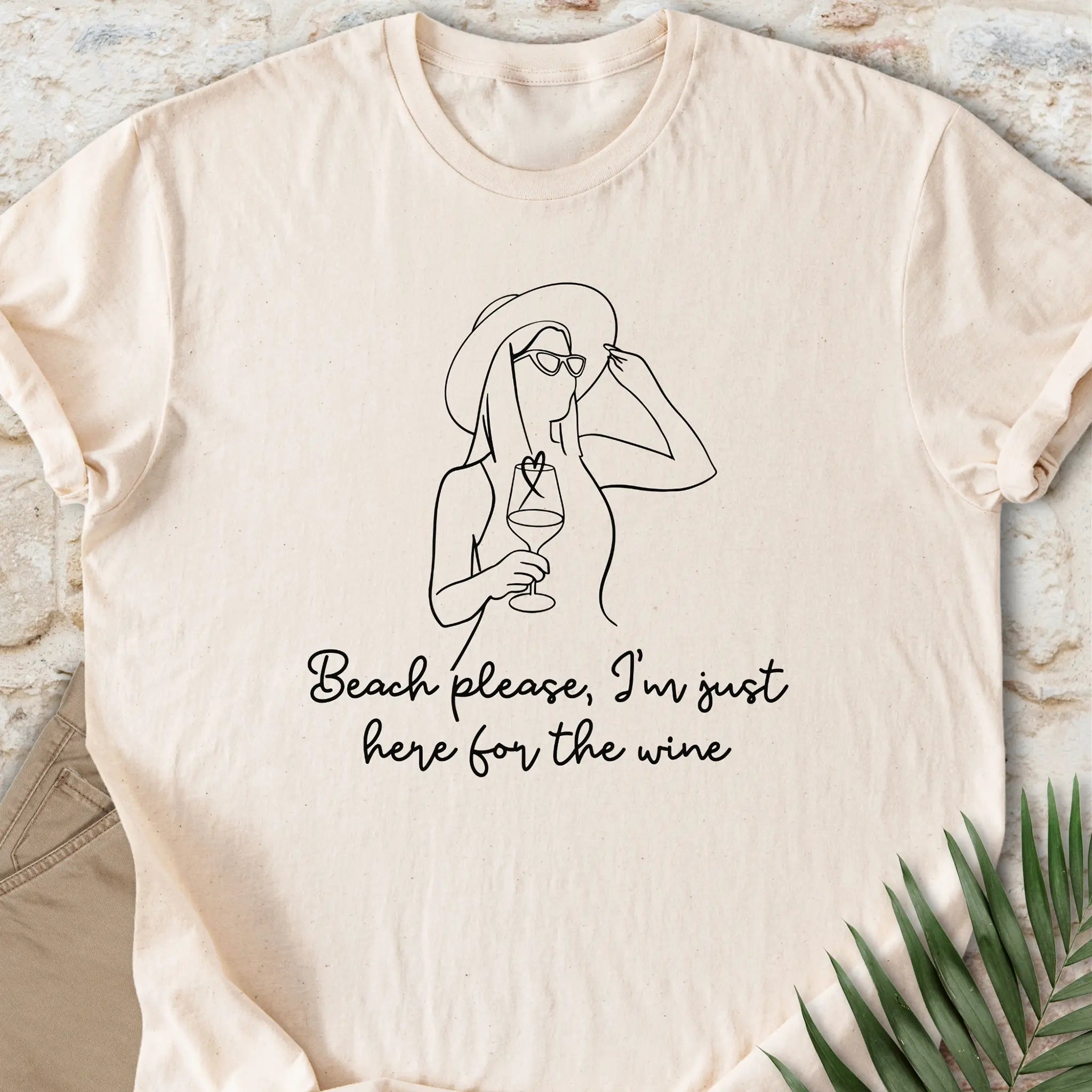 Here For The Wine T-shirt