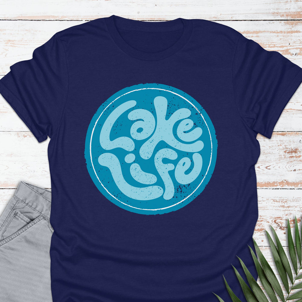 Lake Life Circle T-shirt - Life Is Wanderful Co.