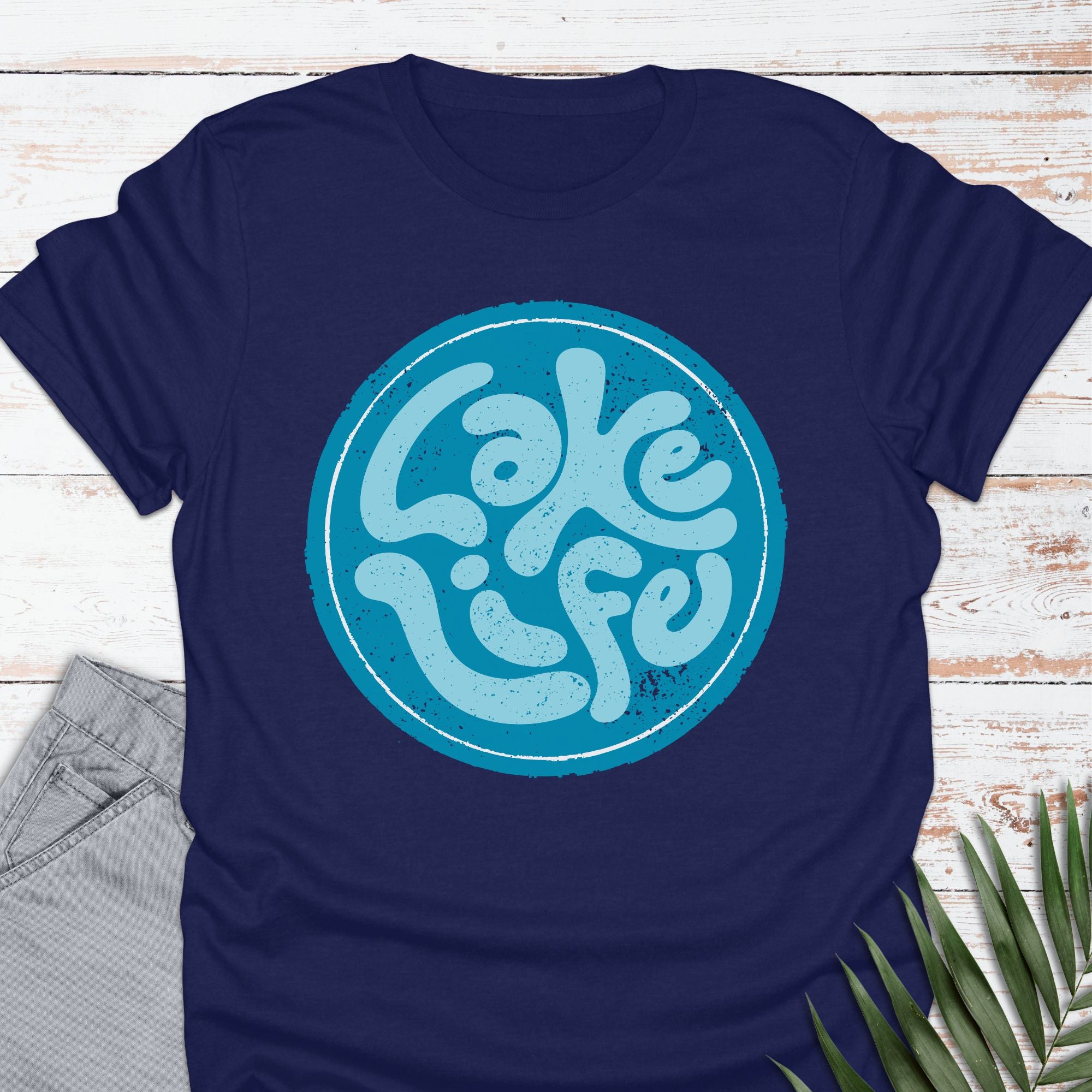 Lake Life Circle T-shirt - Life Is Wanderful Co.