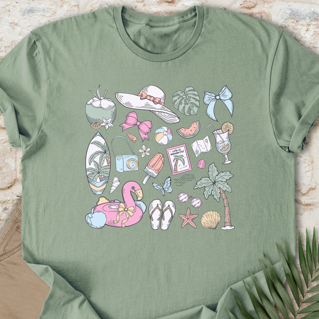 Preppy Beach Life T-shirt