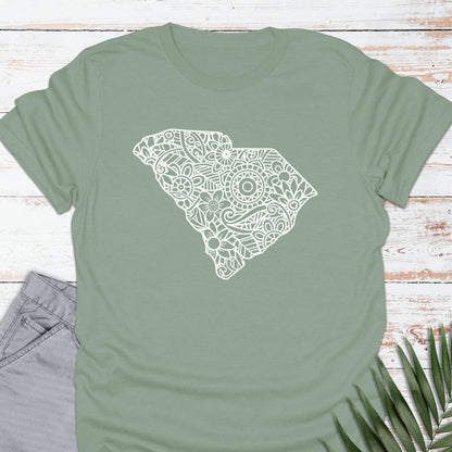 SC Squiggle T-shirt - Life Is Wanderful Co.