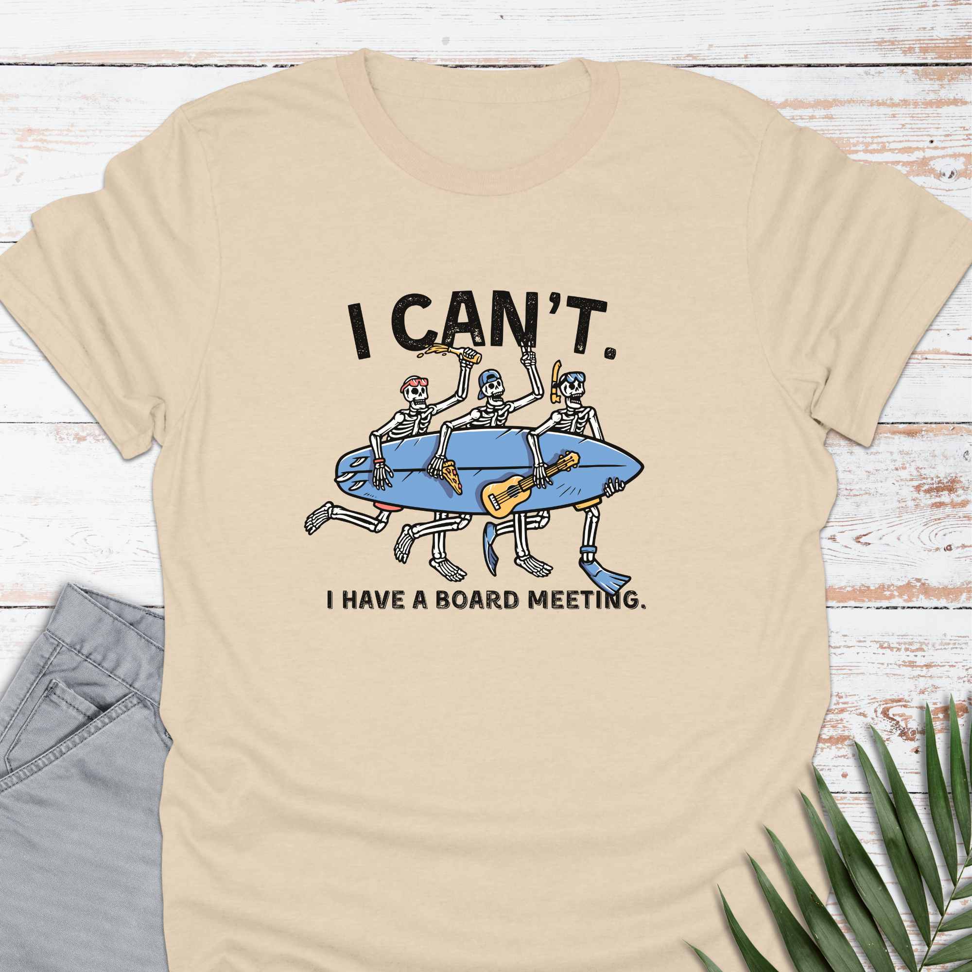 Board Meeting Skeletons T-shirt - Life Is Wanderful Co.