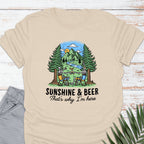 Sun & Beer @ Lake T-shirt - Life Is Wanderful Co.