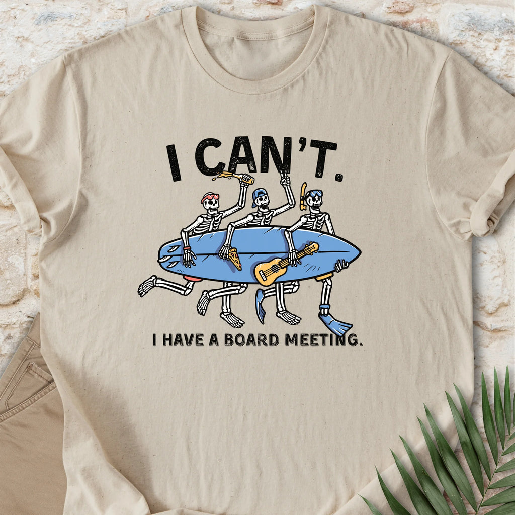 Board Meeting Skeletons T-shirt