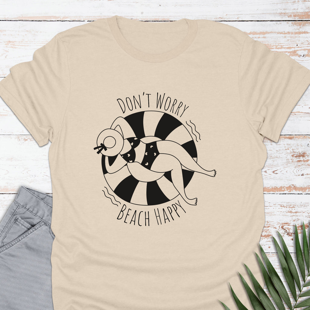 Beach Happy T-shirt - Life Is Wanderful Co.