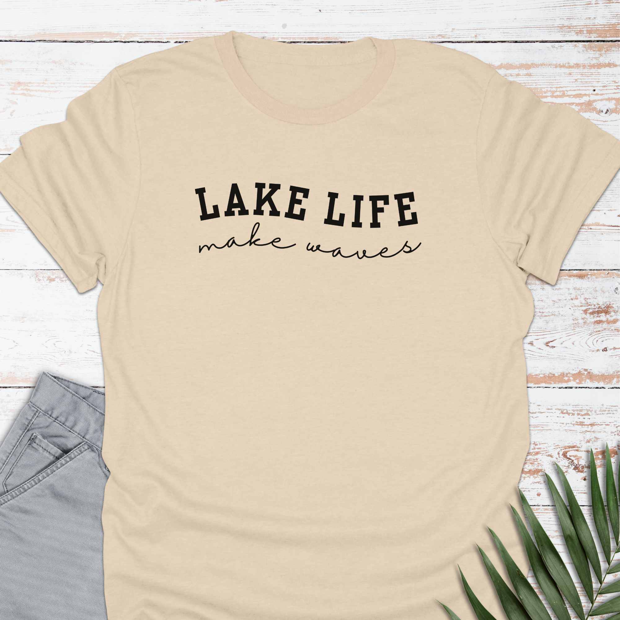 Collegiate Lake Life T-shirt - Life Is Wanderful Co.