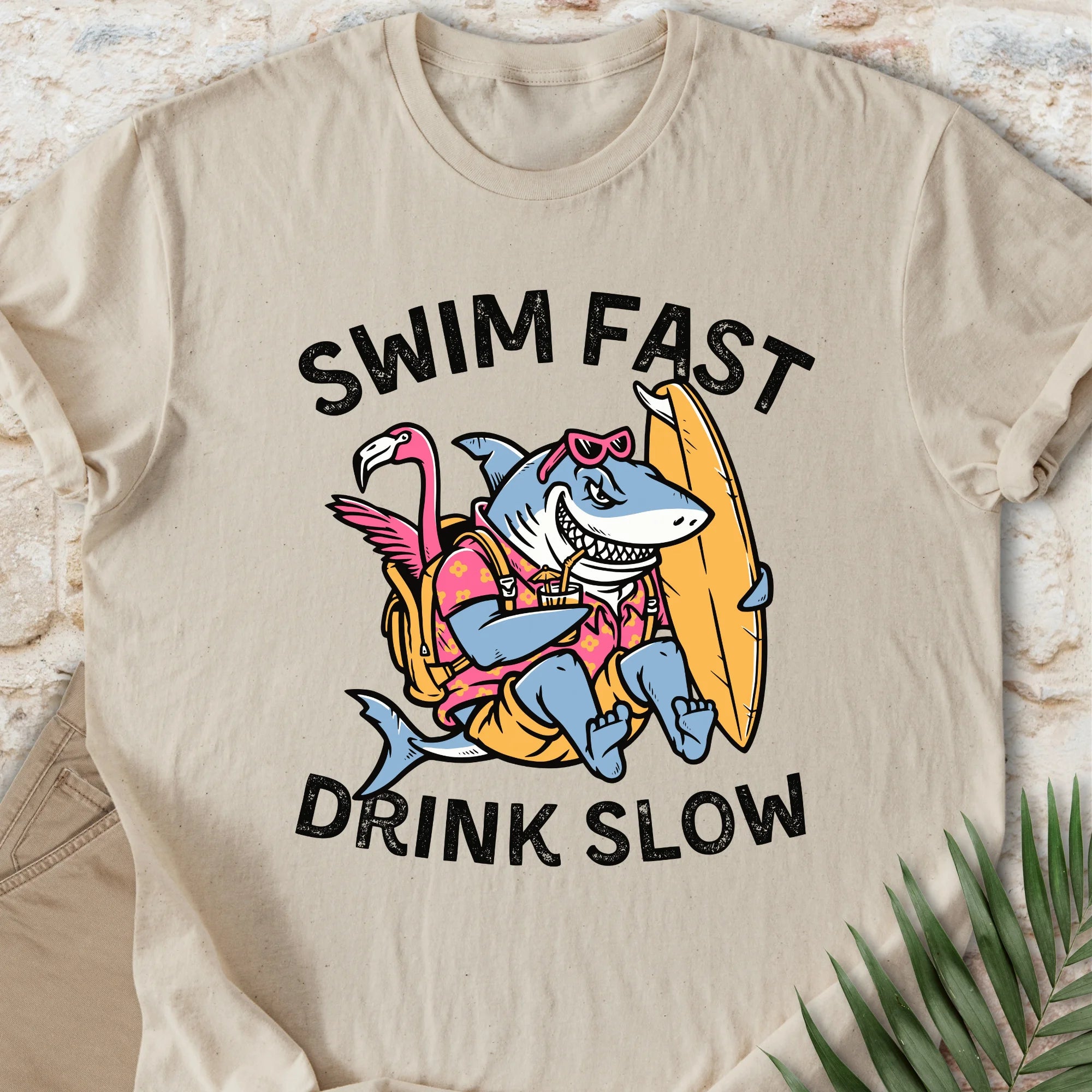 Swim Fast, Drink Slow T-shirt