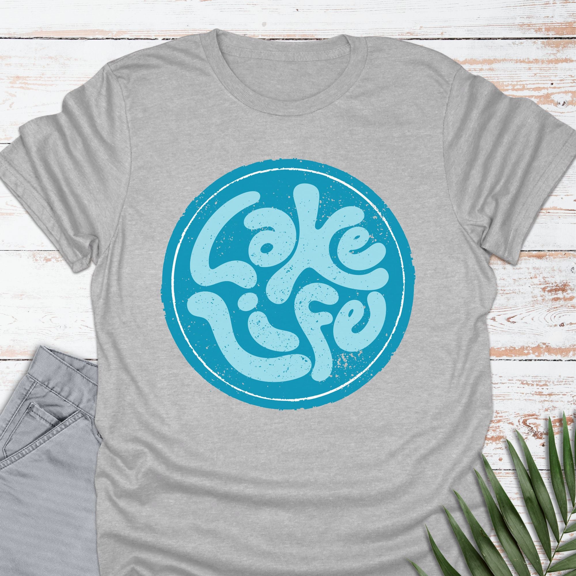 Lake Life Circle T-shirt - Life Is Wanderful Co.