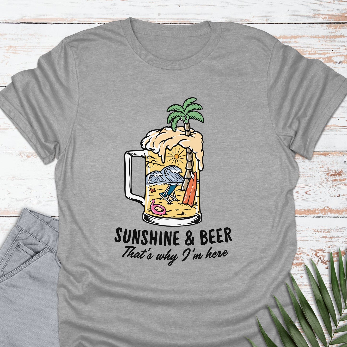 Sun & Beer - Beach T-shirt