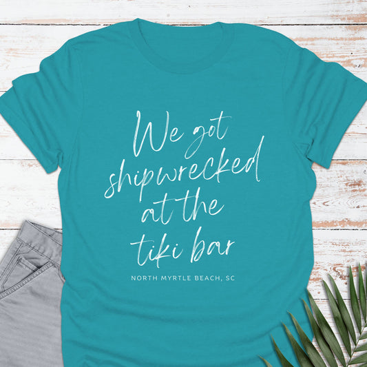 Shipwrecked Tiki Bar, NMB T-shirt - Life Is Wanderful Co.