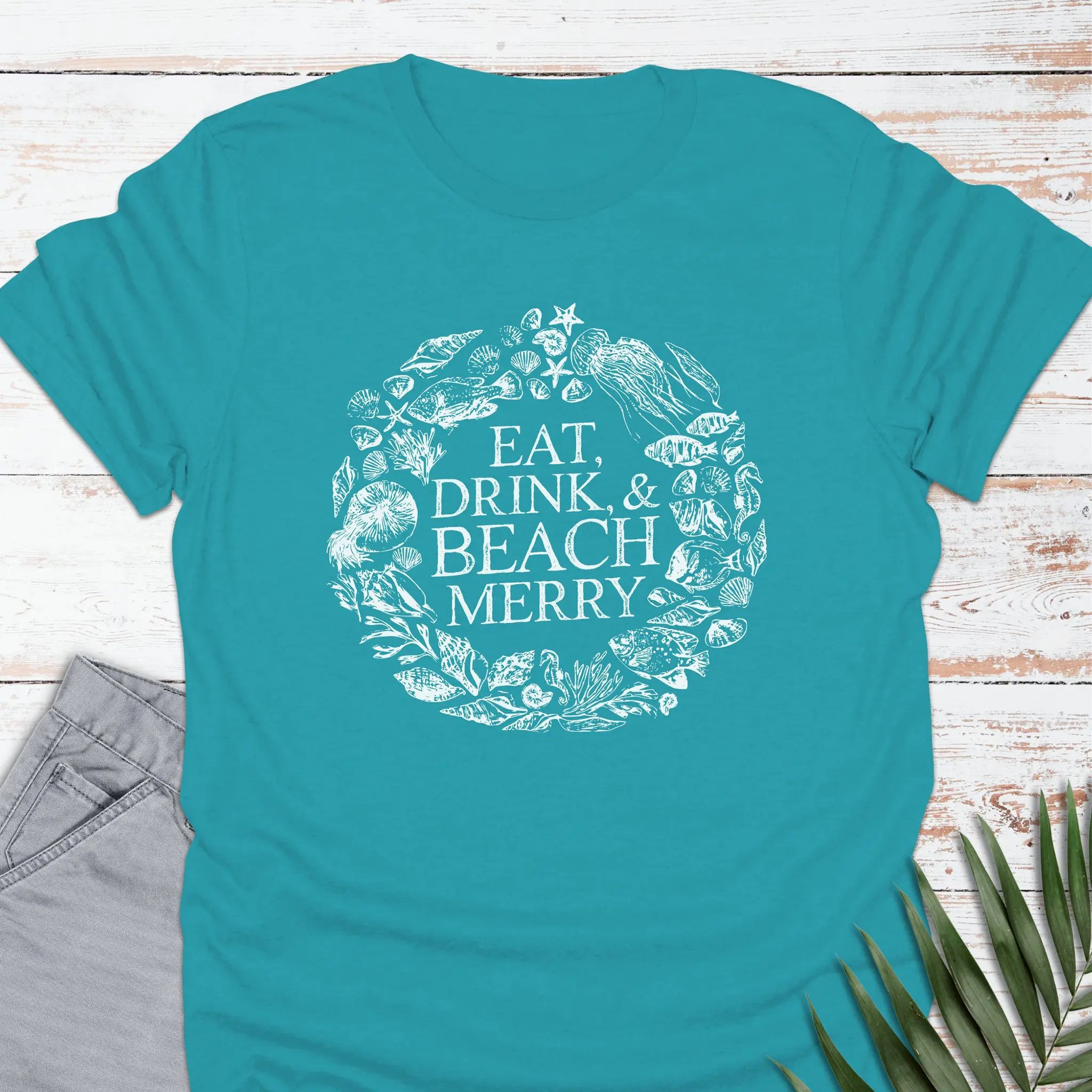 Beachin' Wreath T-shirt
