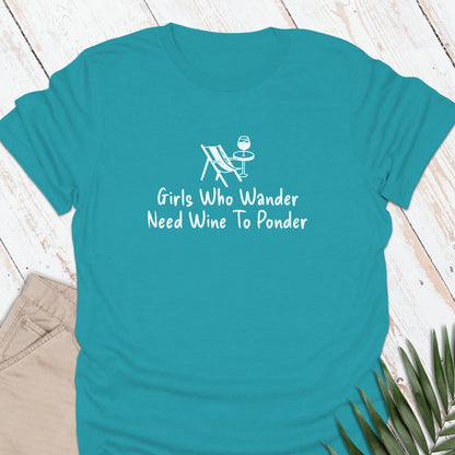 Wine To Ponder T-shirt