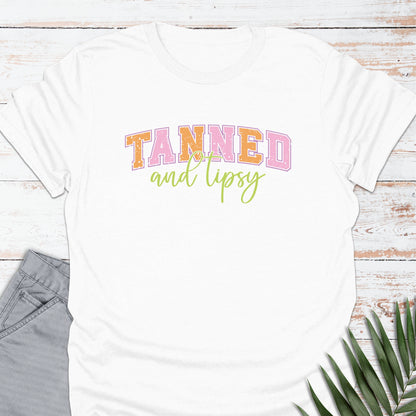 Tanned & Tipsy T-shirt - Life Is Wanderful Co.