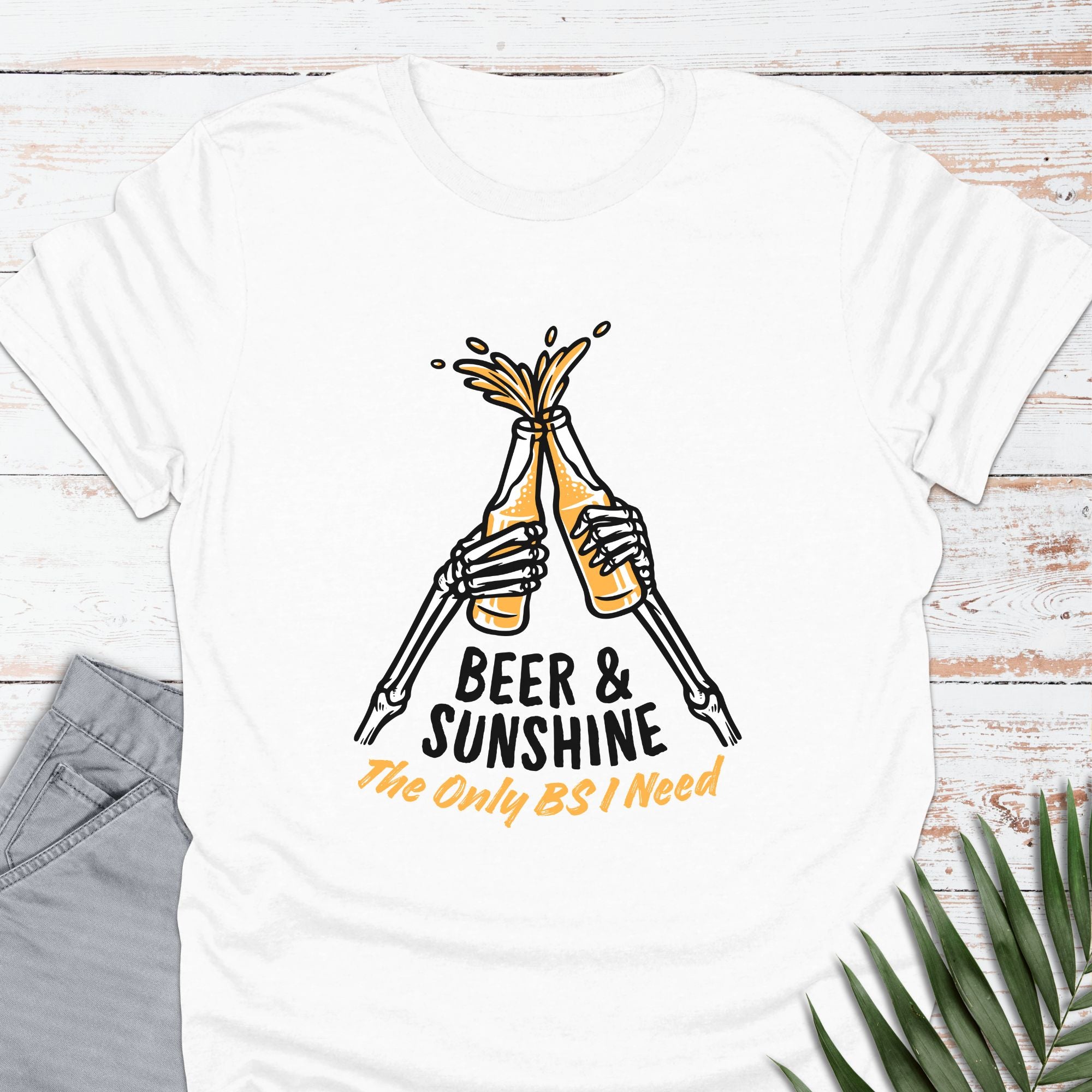 Beer & Sunshine T-shirt - Life Is Wanderful Co.