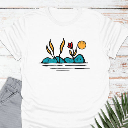 Red Flower T-shirt
