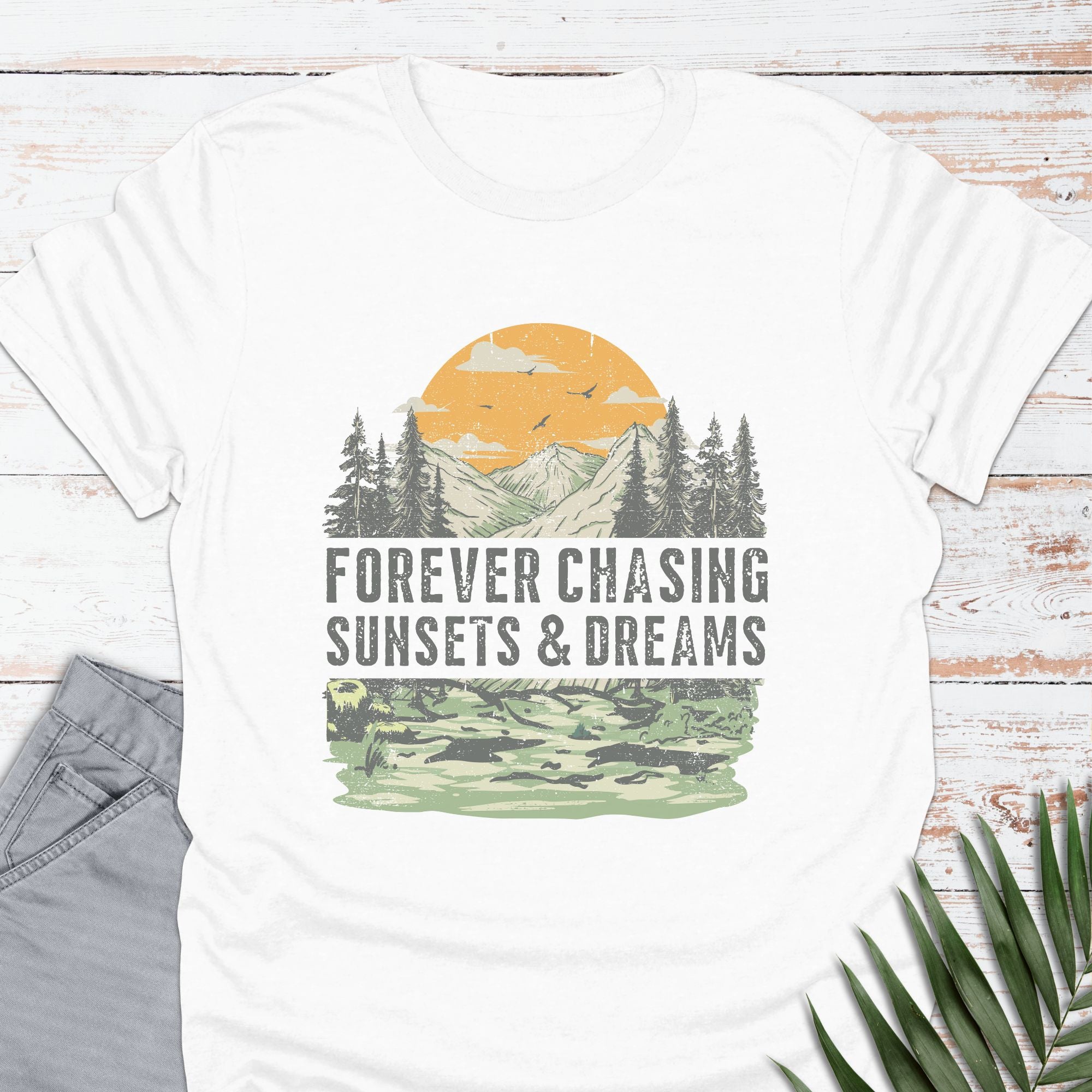 Sunsets & Dreams T-shirt - Life Is Wanderful Co.