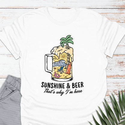 Sun & Beer - Beach T-shirt