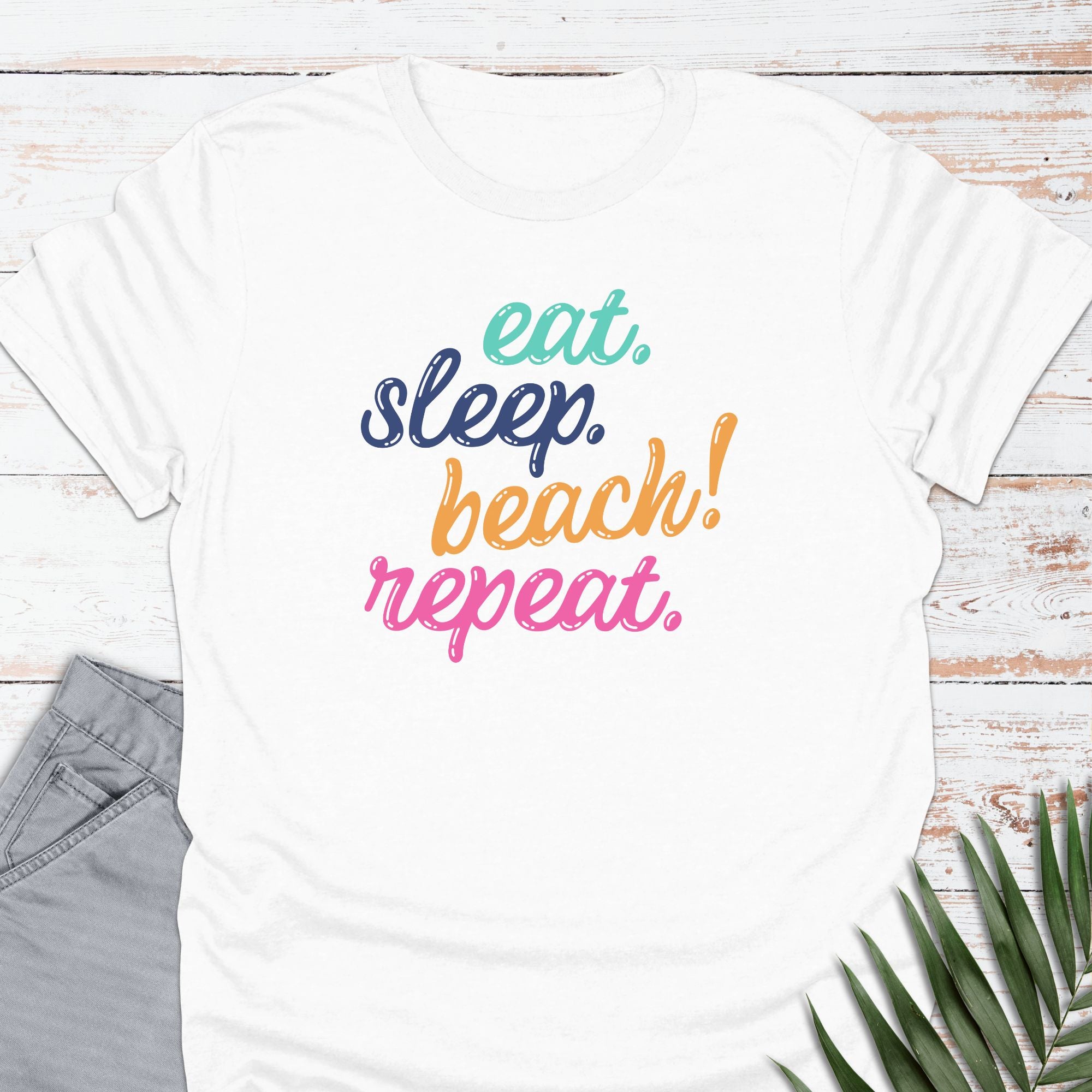 Beach Repeat T-shirt - Life Is Wanderful Co.