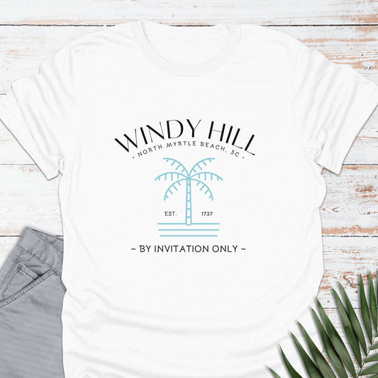 Windy Hill, NMB T-shirt, By Invitation Only - Life Is Wanderful Co.
