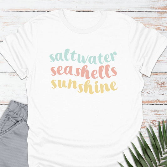 Salt, Sea, Sun T-shirt