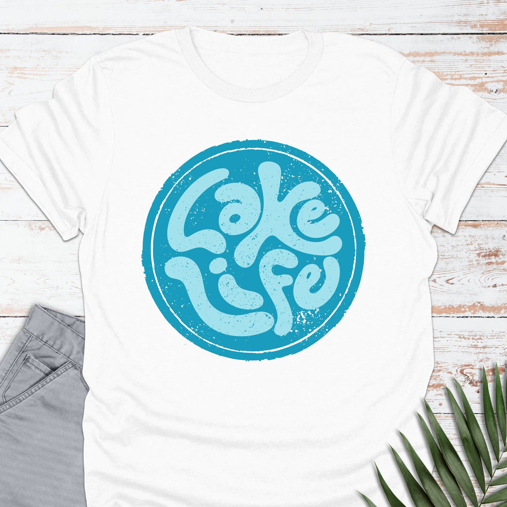 Lake Life Circle T-shirt - Life Is Wanderful Co.