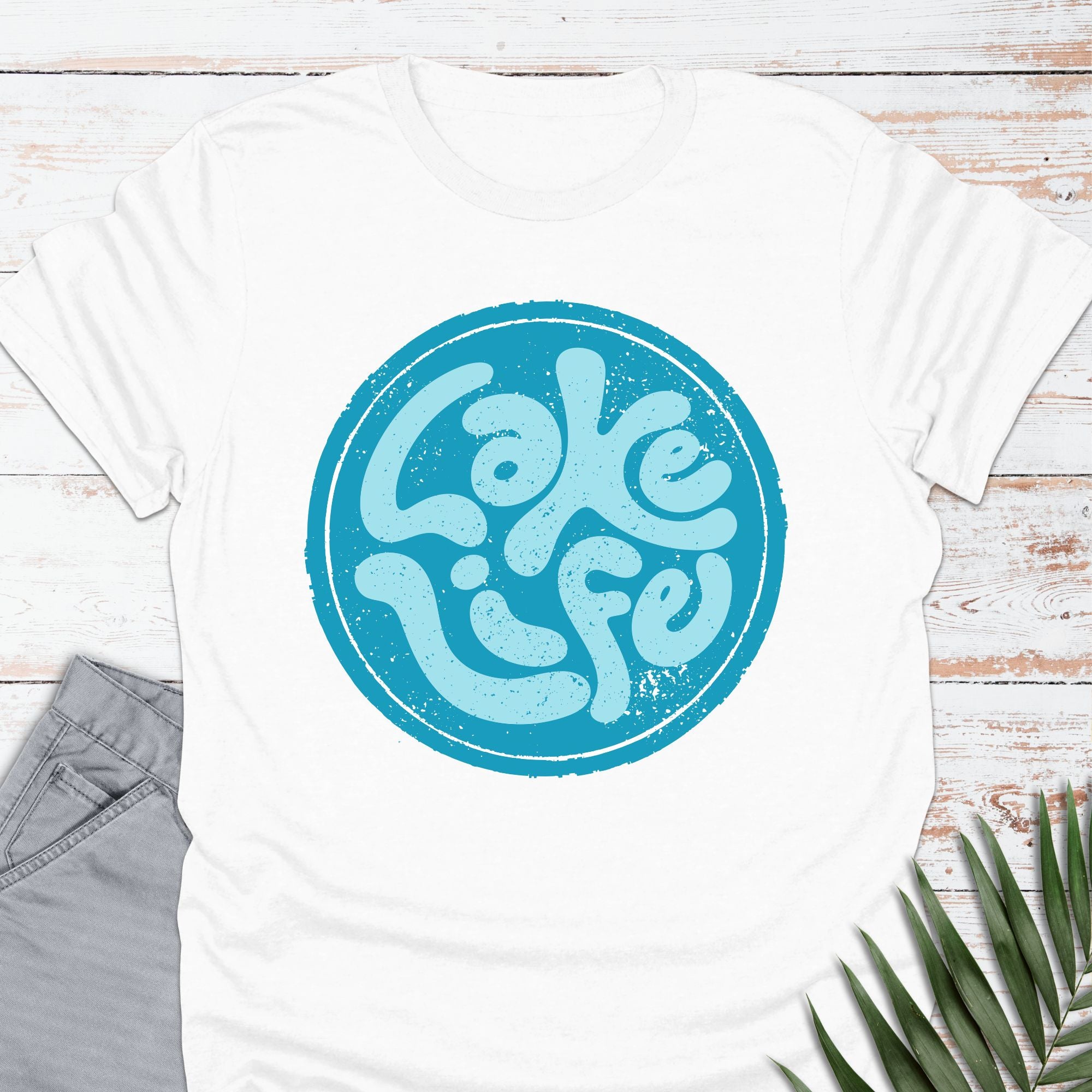 Lake Life Circle T-shirt - Life Is Wanderful Co.