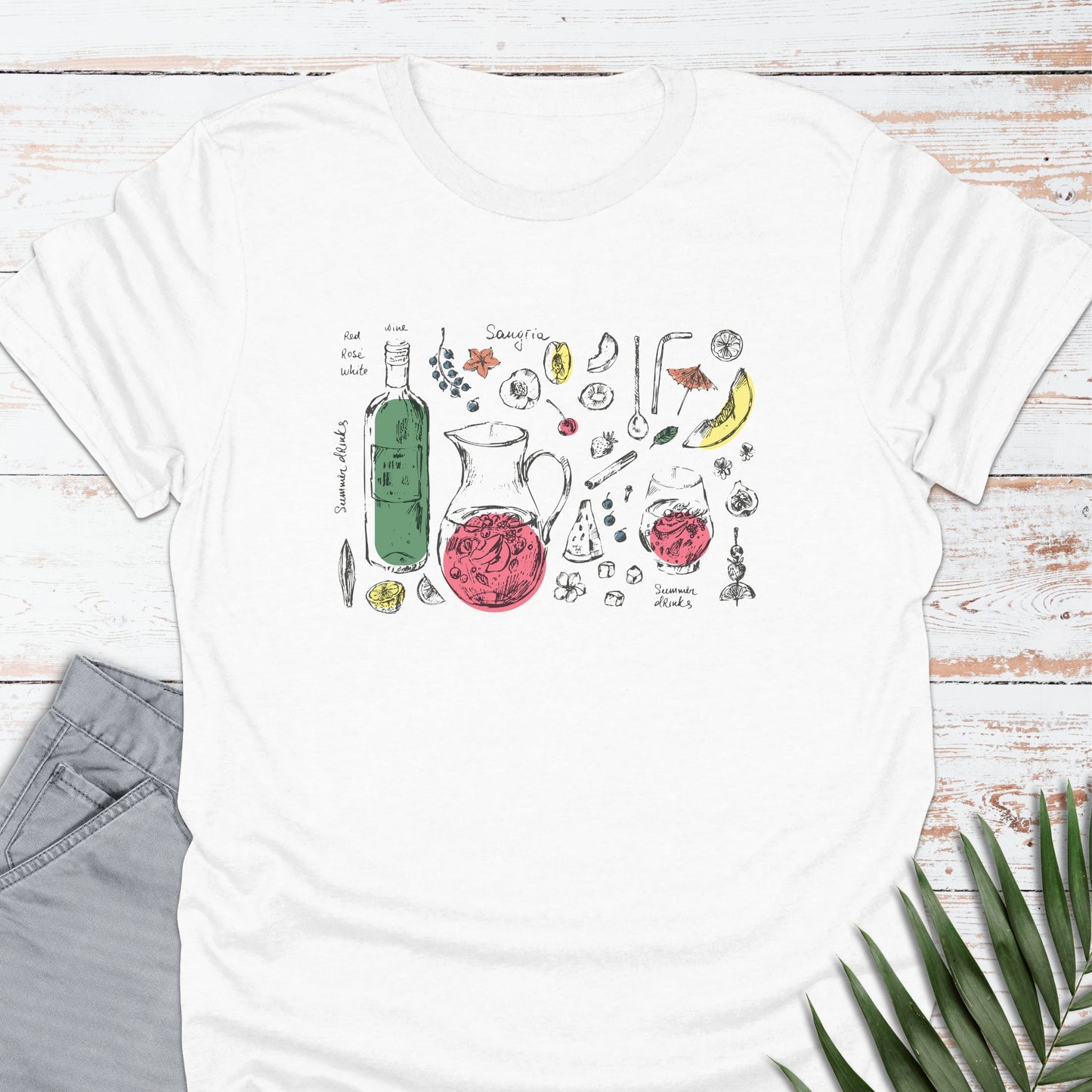 Sangria Wine T-shirt - Life Is Wanderful Co.